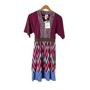 Matilda Jane Multi Color Midi Dress Size Small Women’s